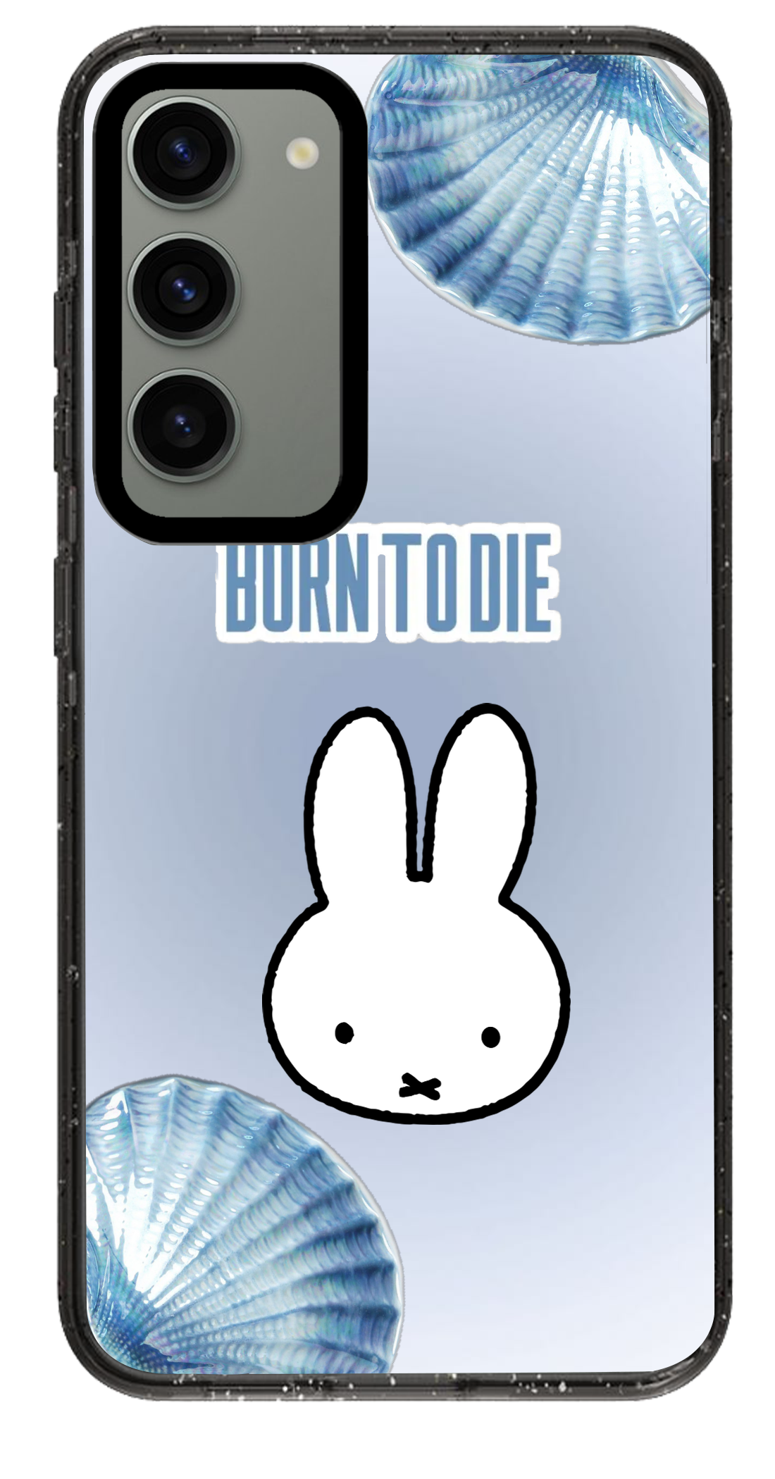 PixVoices rendered material preview - 6036 - Clear Black Samsung Case