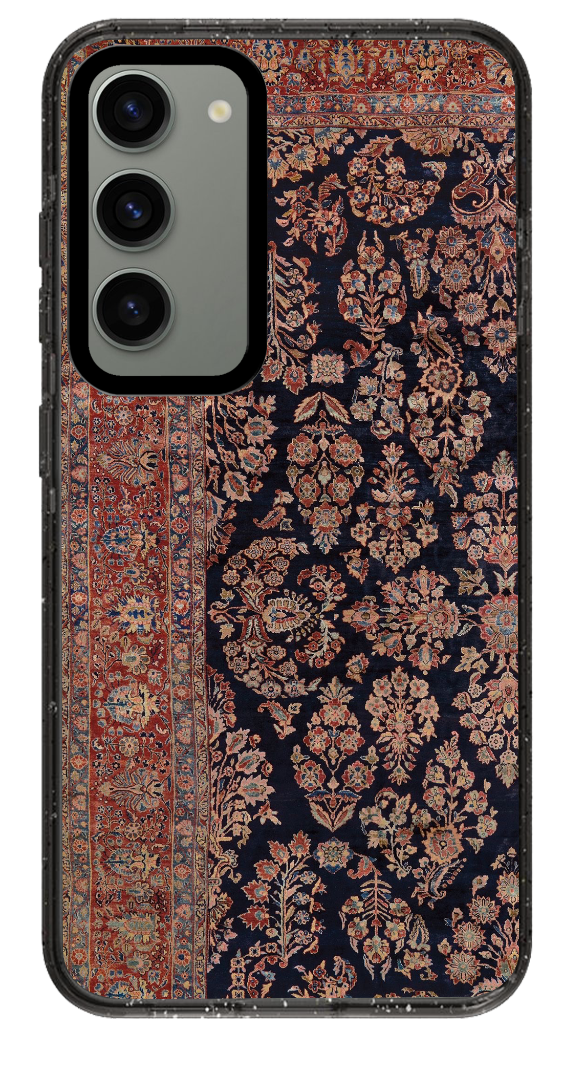 PixVoices rendered material preview - 6013 - Clear Black Samsung Case
