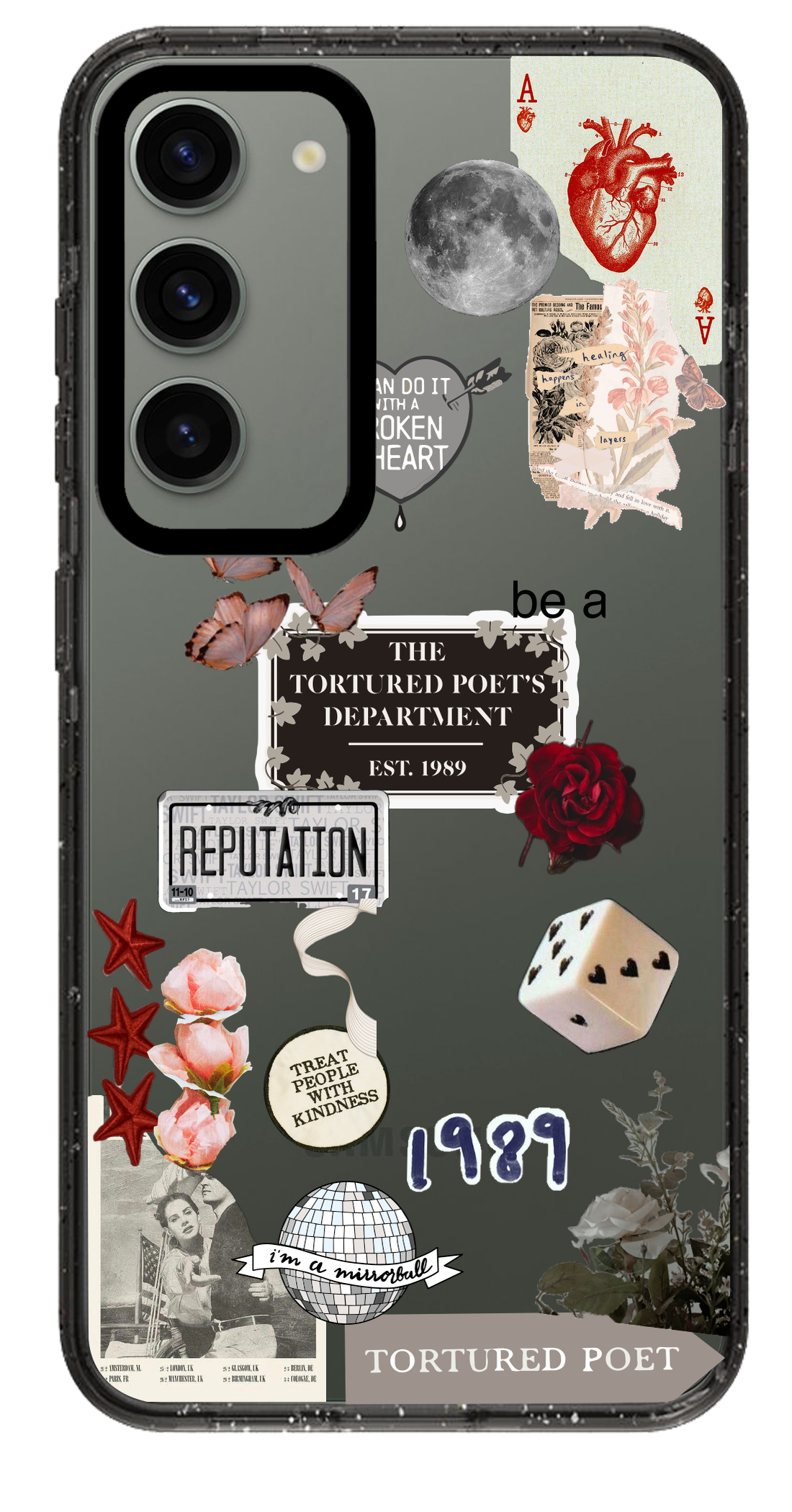 PixVoices rendered material preview - 5997 - Clear Black Samsung Case