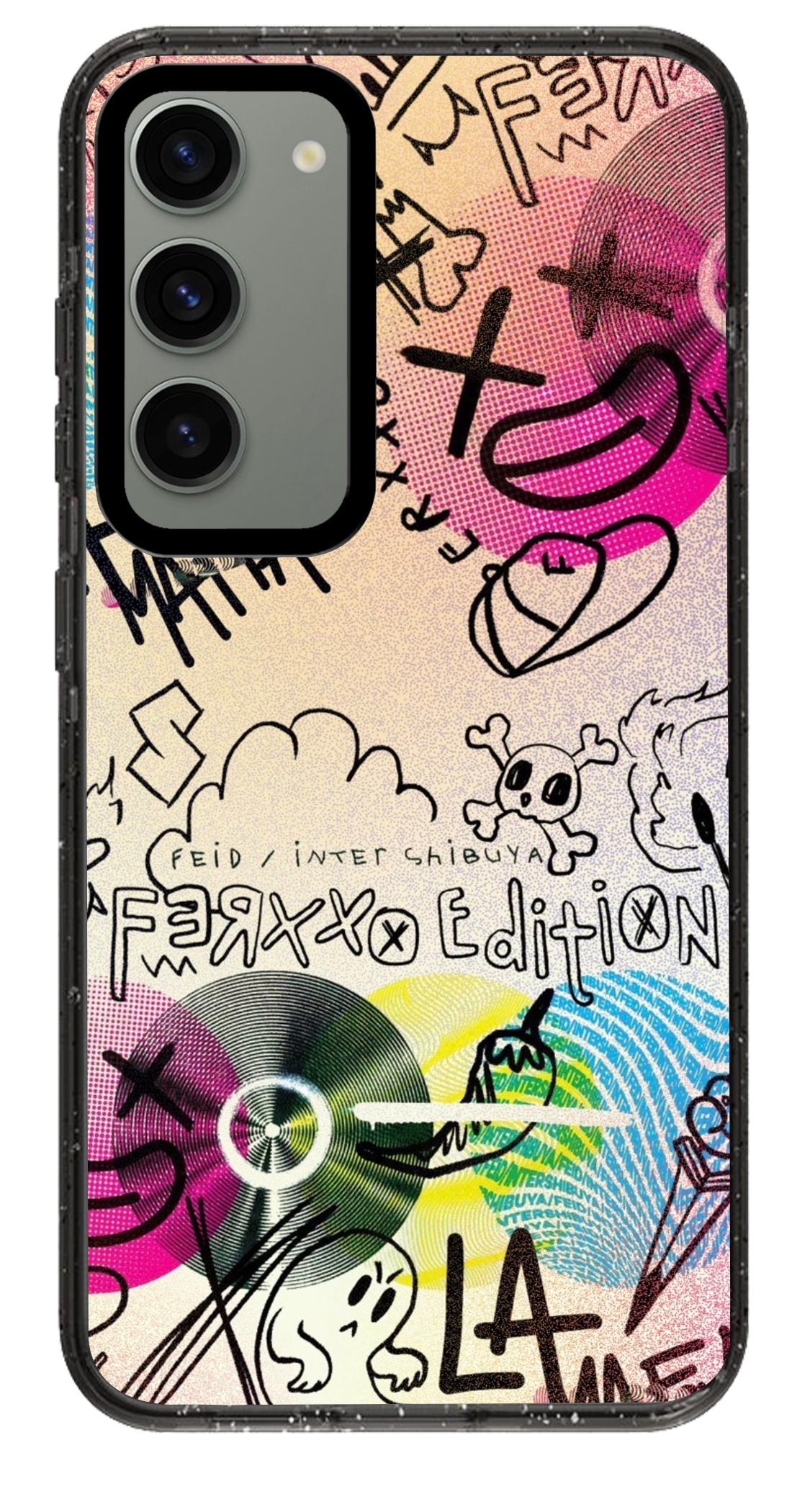 PixVoices rendered material preview - 5956 - Clear Black Samsung Case