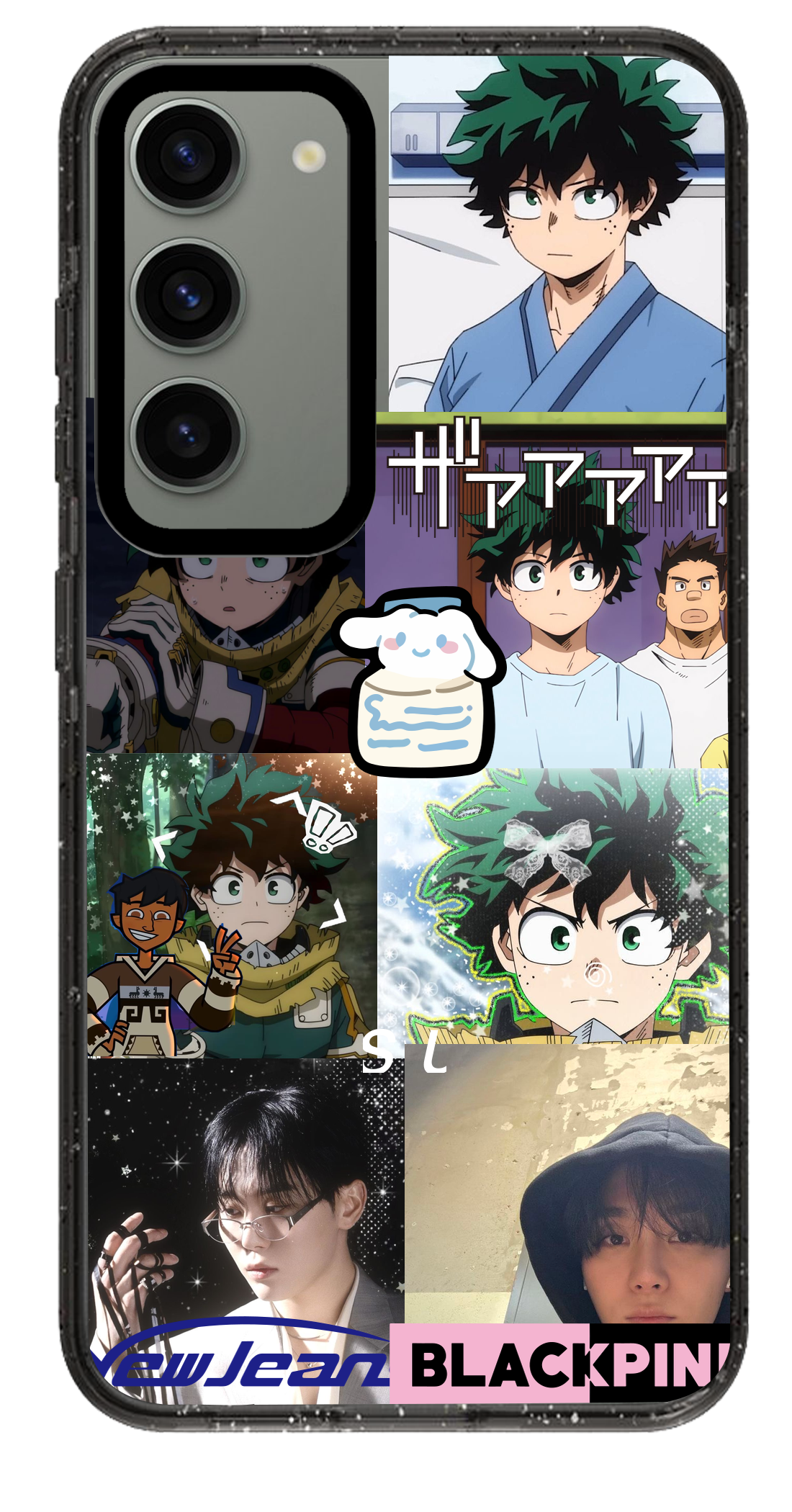 PixVoices rendered material preview - 5808 - Clear Black Samsung Case