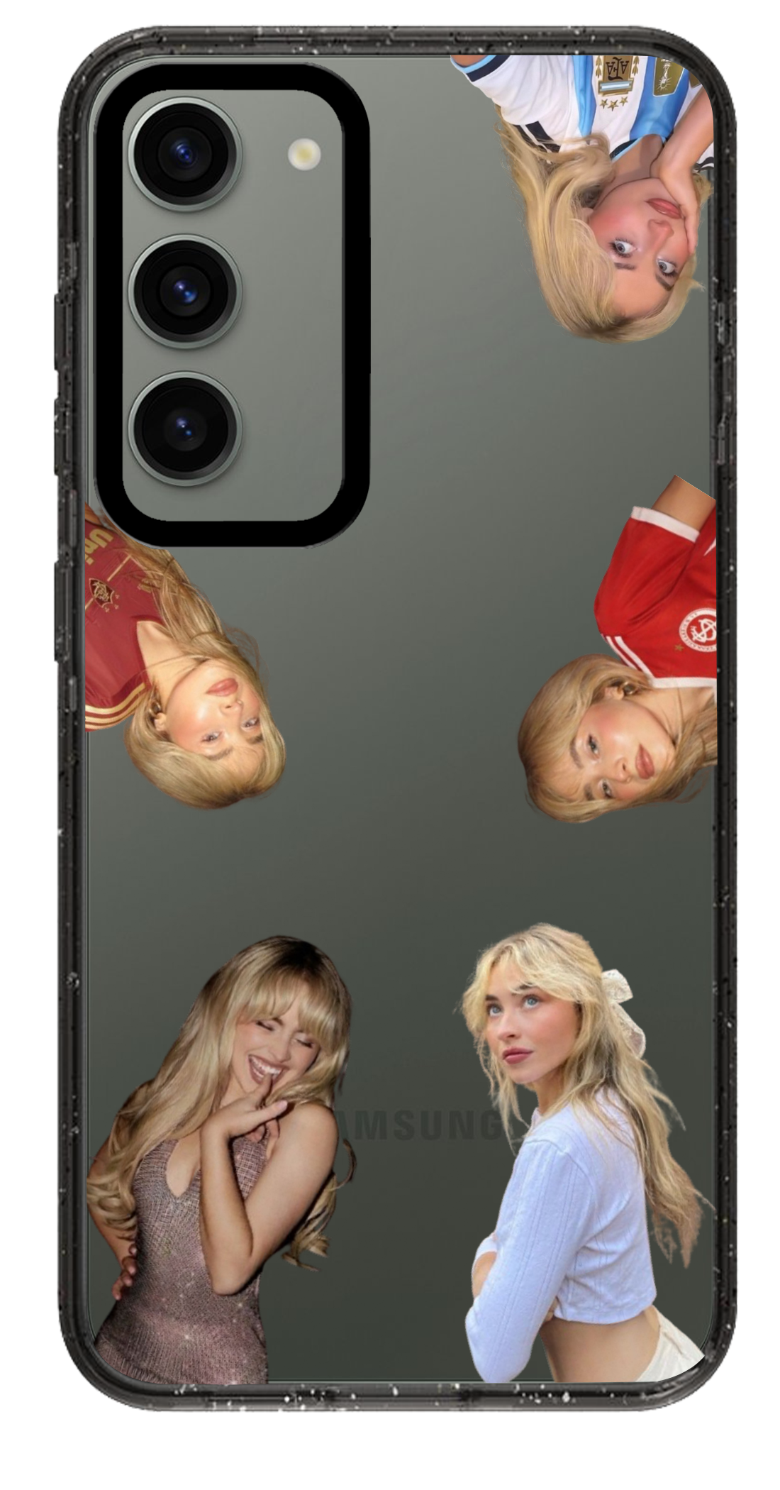 PixVoices rendered material preview - 5807 - Clear Black Samsung Case