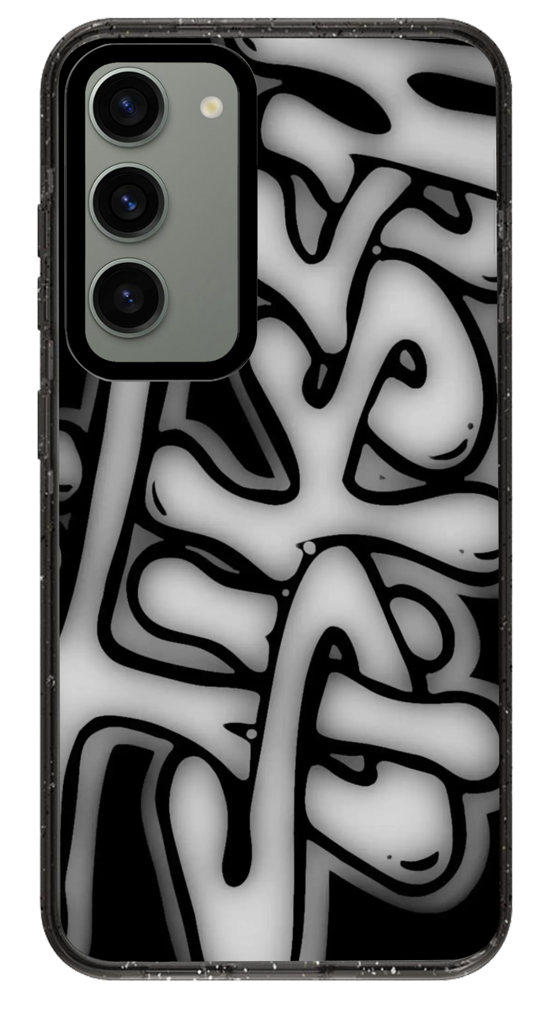 PixVoices rendered material preview - 5703 - Clear Black Samsung Case