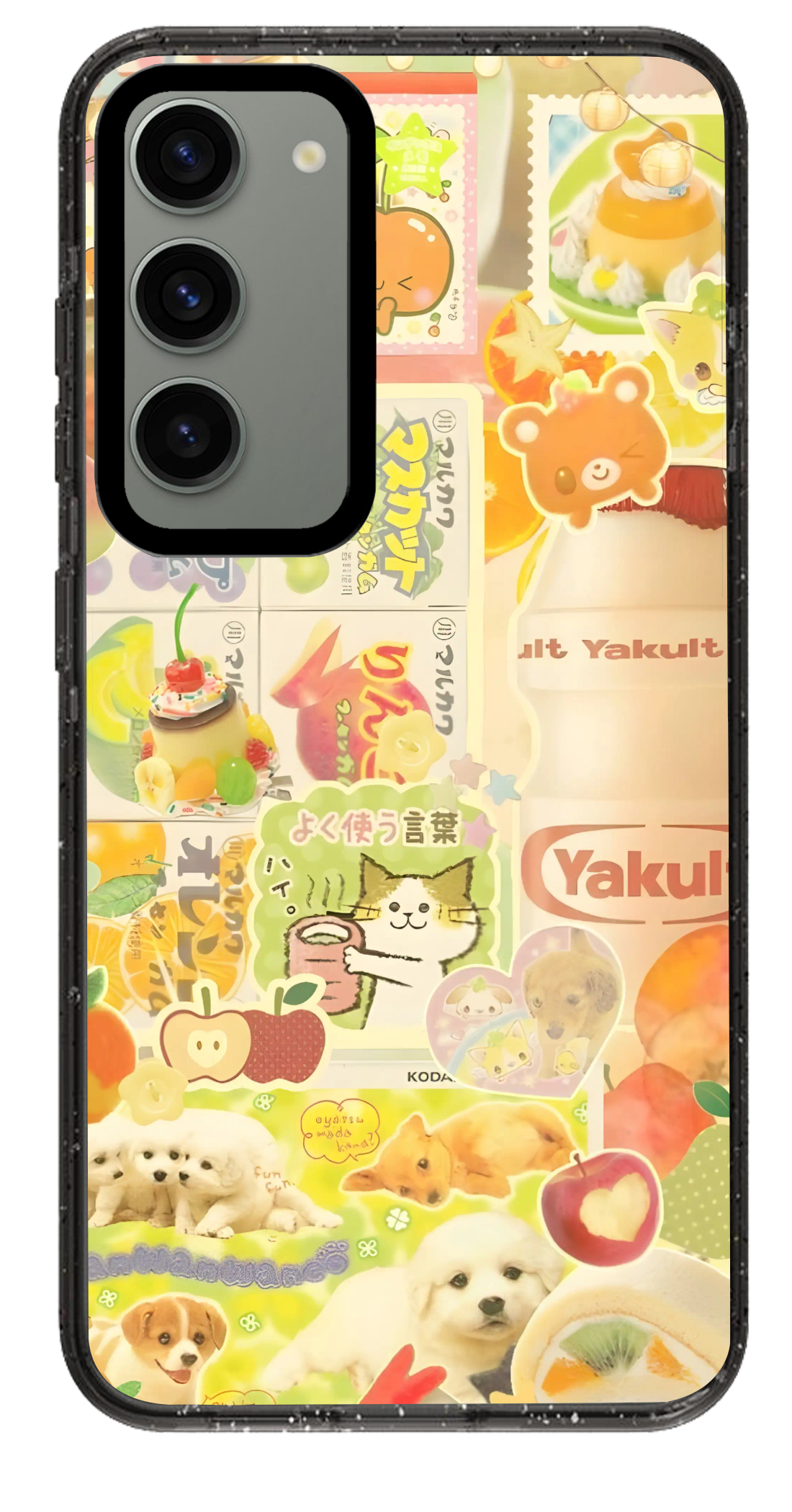 PixVoices rendered material preview - 5573 - Clear Black Samsung Case