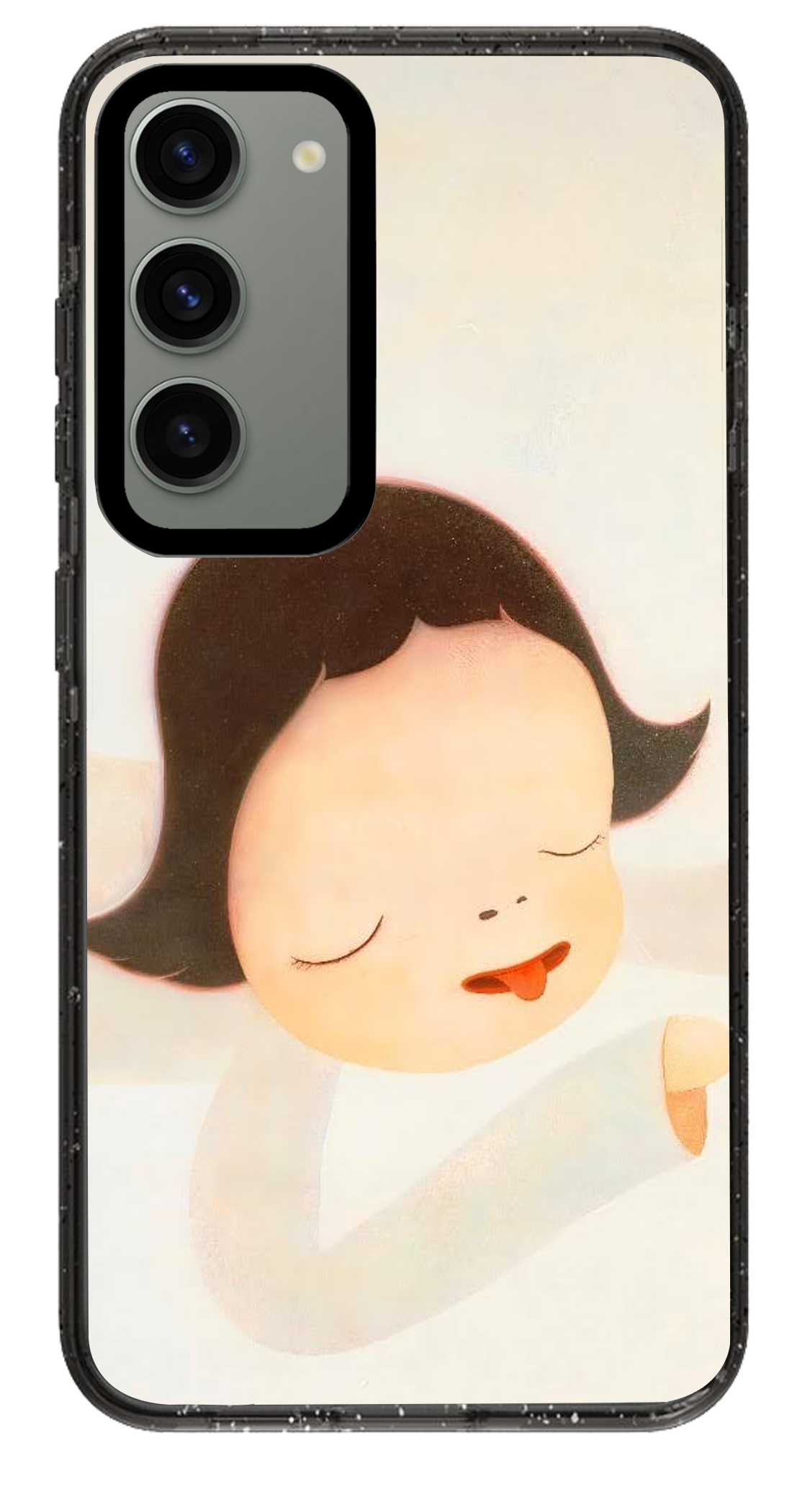 PixVoices rendered material preview - 5516 - Clear Black Samsung Case