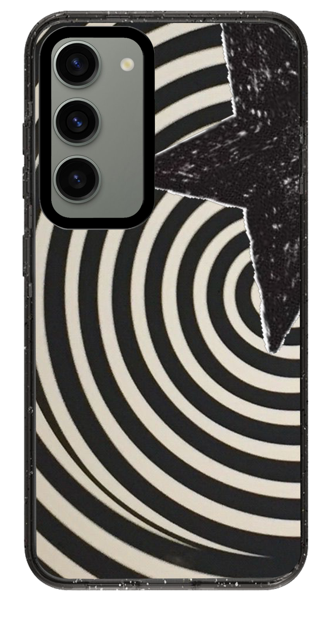 PixVoices rendered material preview - 4674 - Clear Black Samsung Case