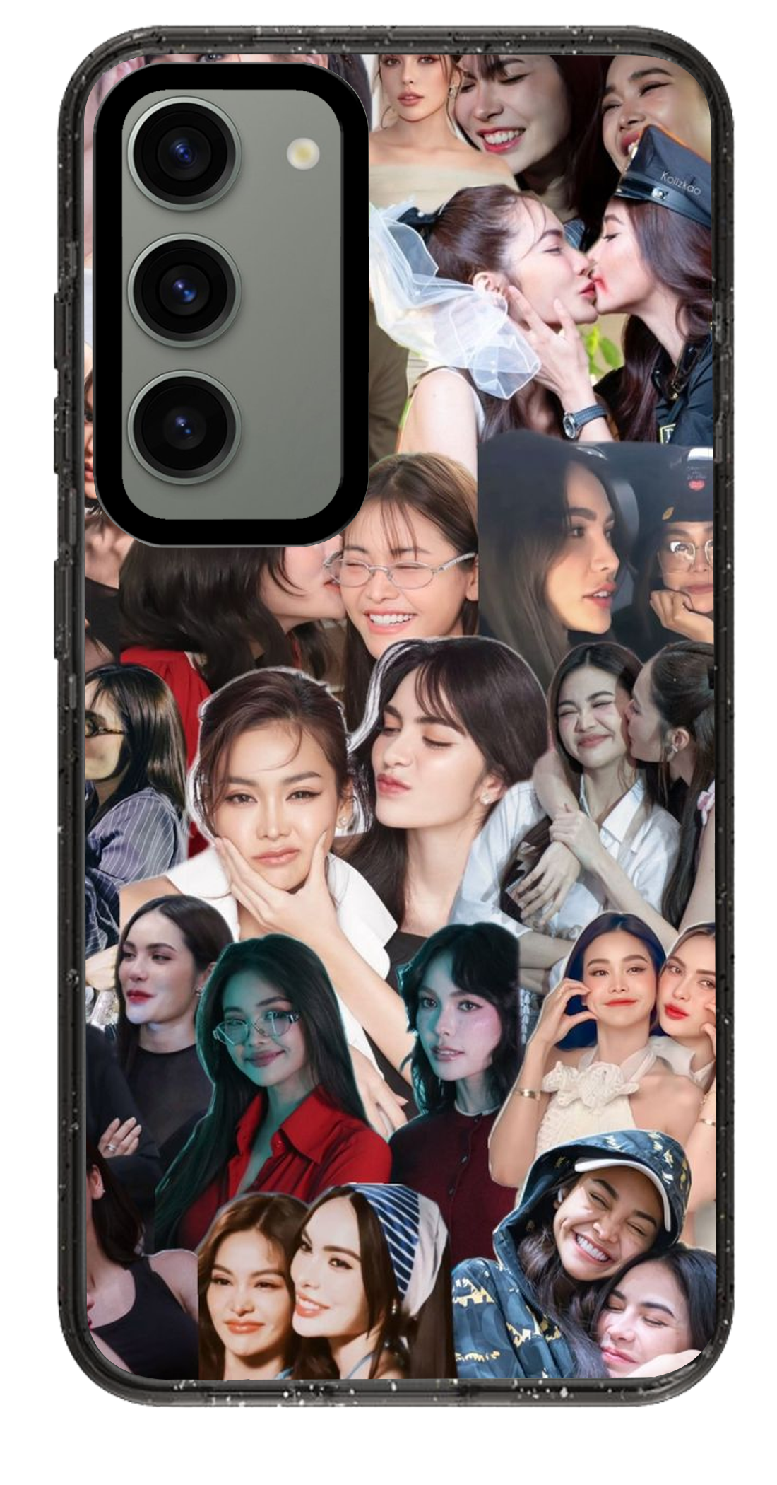 PixVoices rendered material preview - 4669 - Clear Black Samsung Case