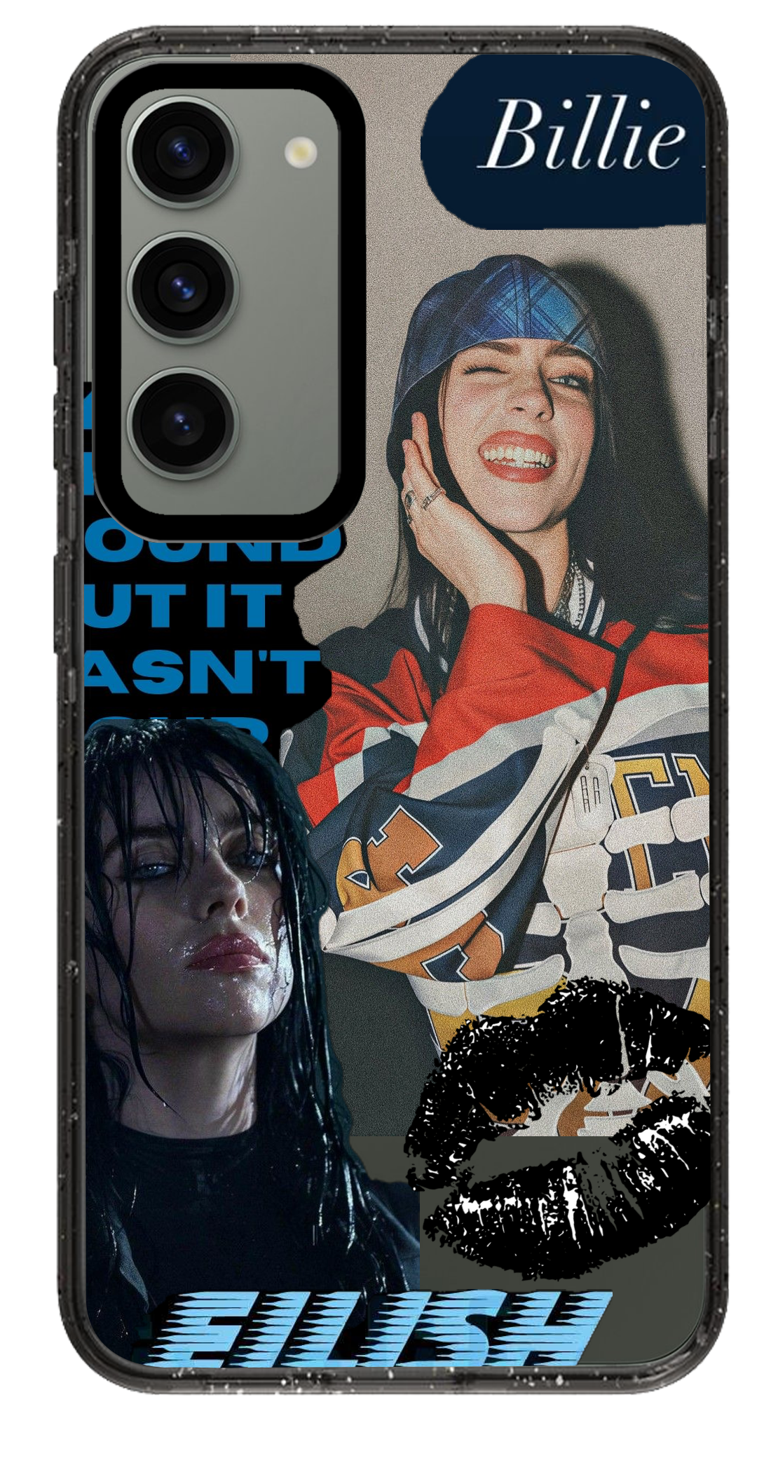 PixVoices rendered material preview - 4542 - Clear Black Samsung Case