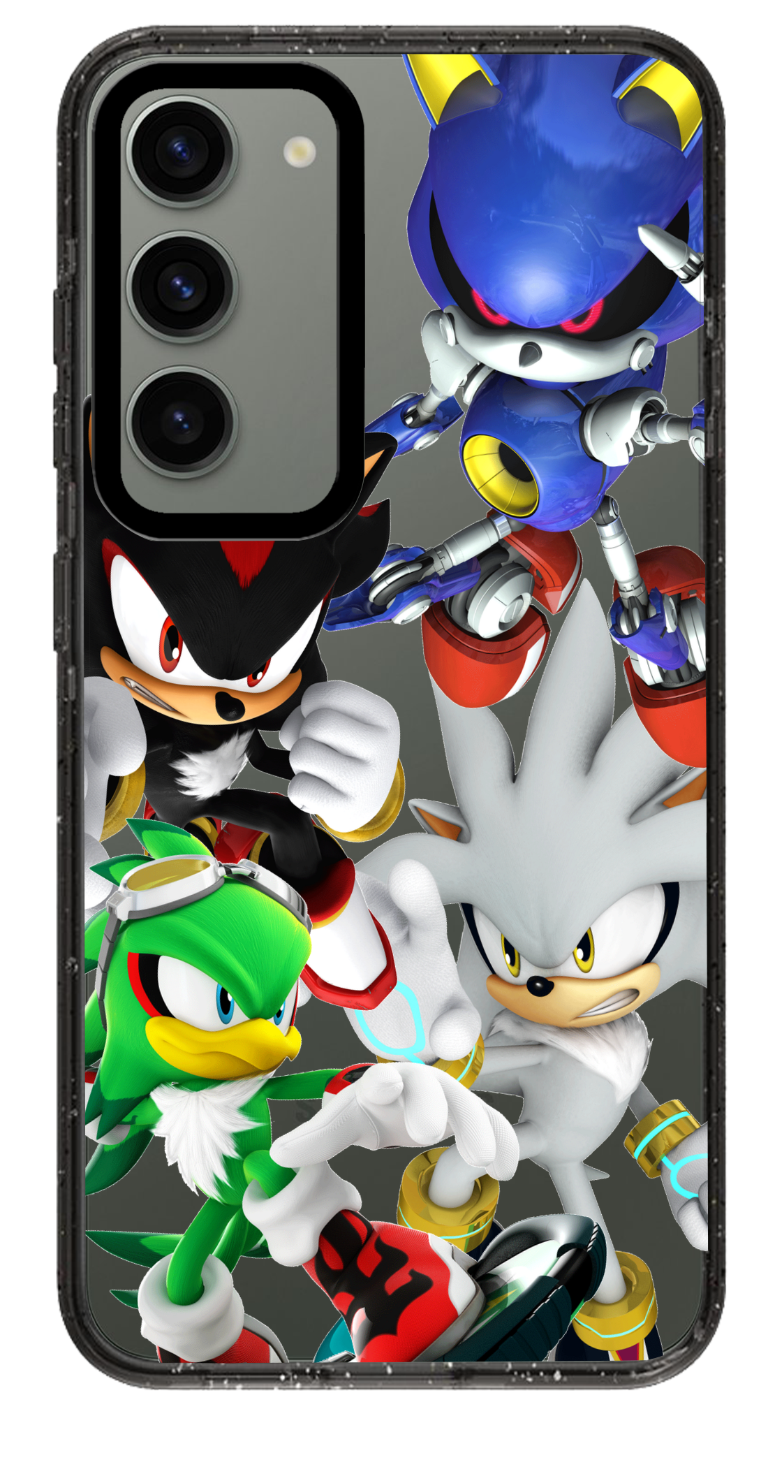 PixVoices rendered material preview - 4531 - Clear Black Samsung Case