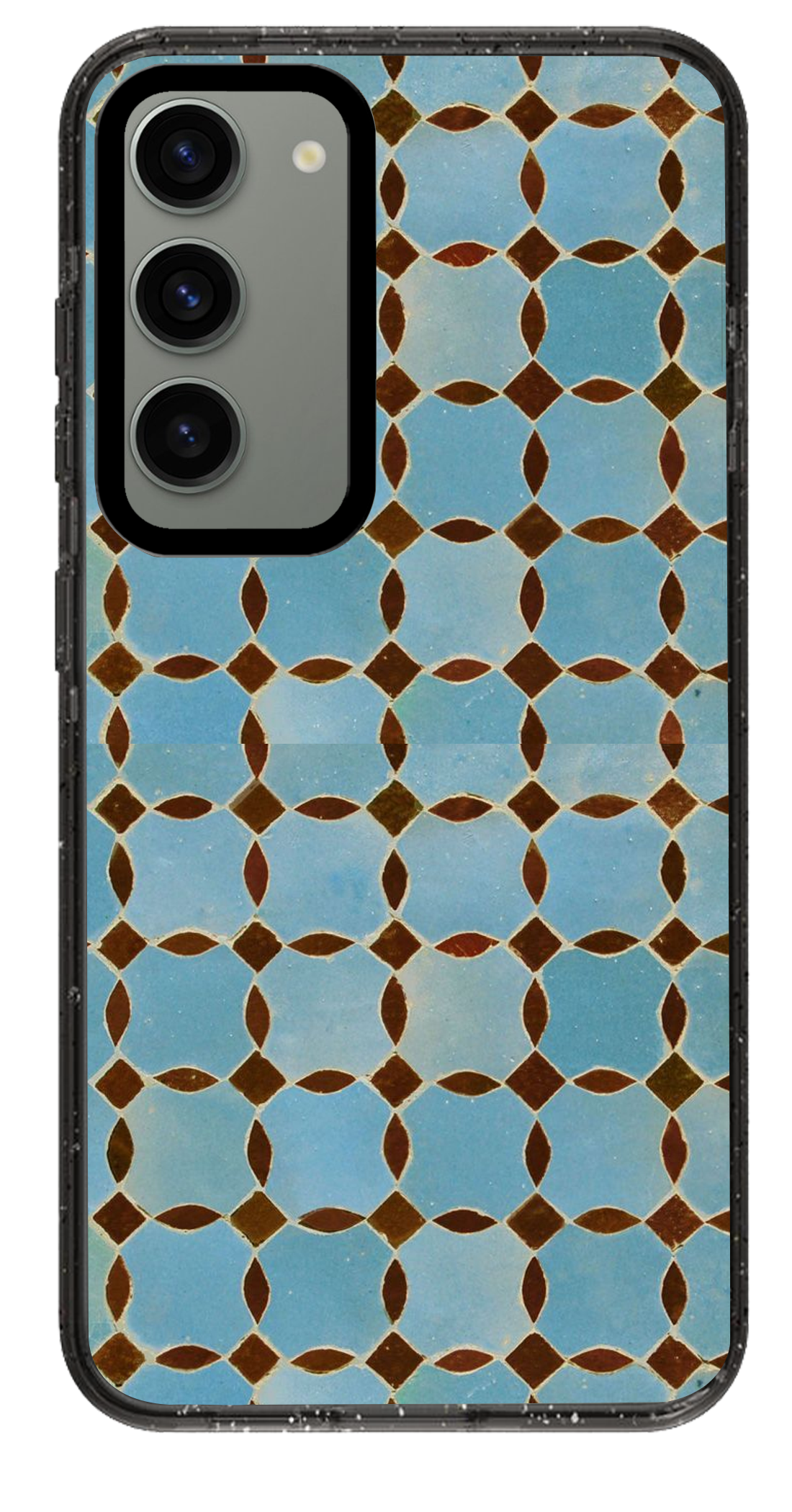 PixVoices rendered material preview - 4178 - Clear Black Samsung Case