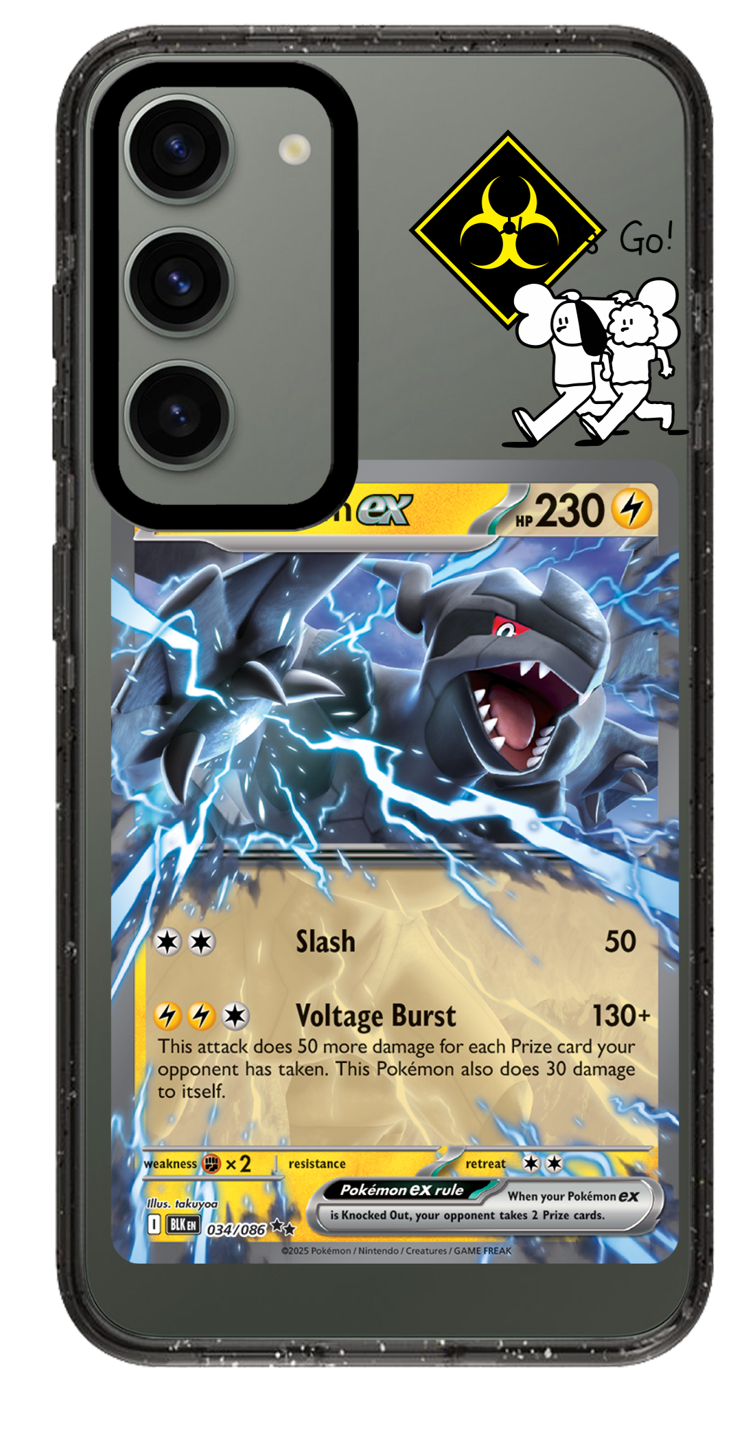 PixVoices rendered material preview - 3879 - Clear Black Samsung Case