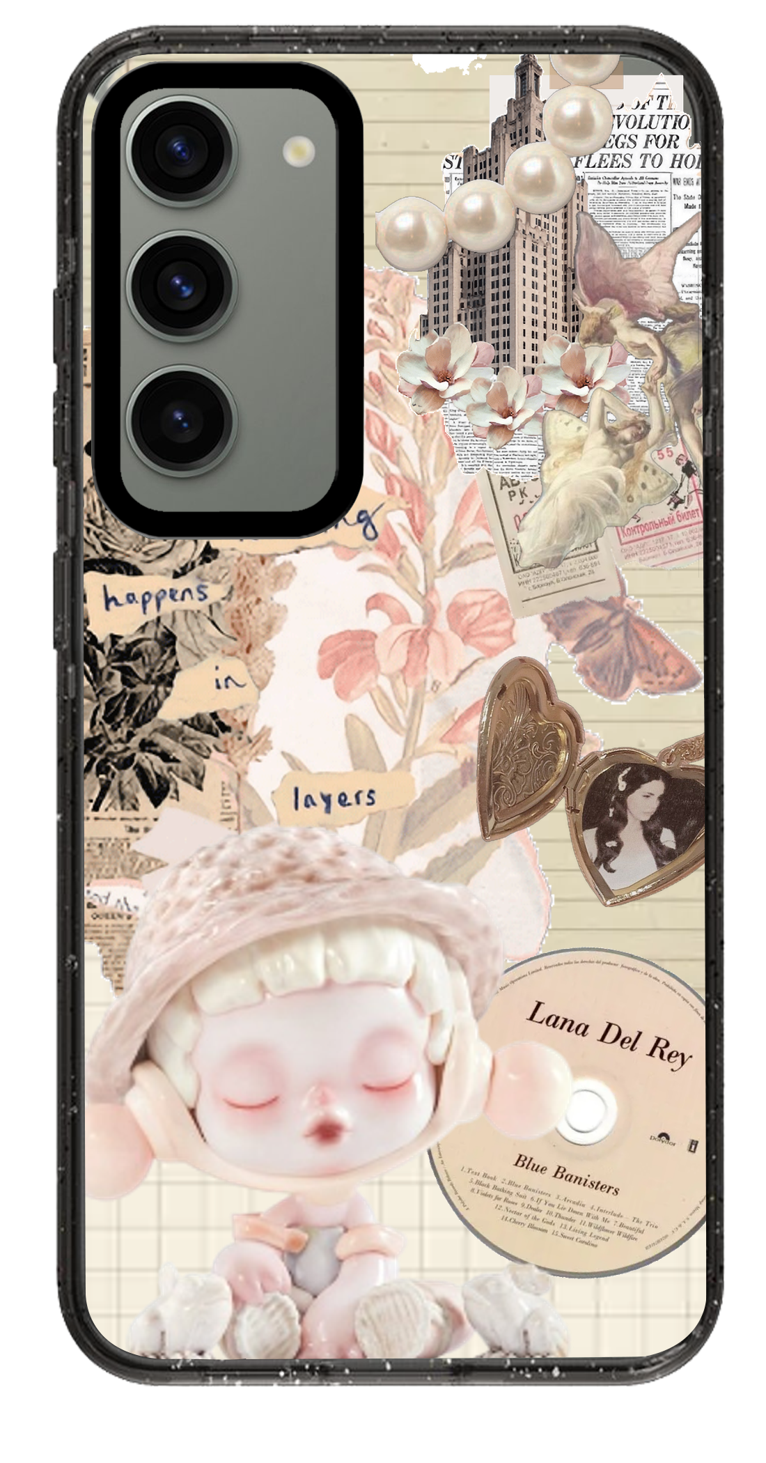 PixVoices rendered material preview - 3499 - Clear Black Samsung Case