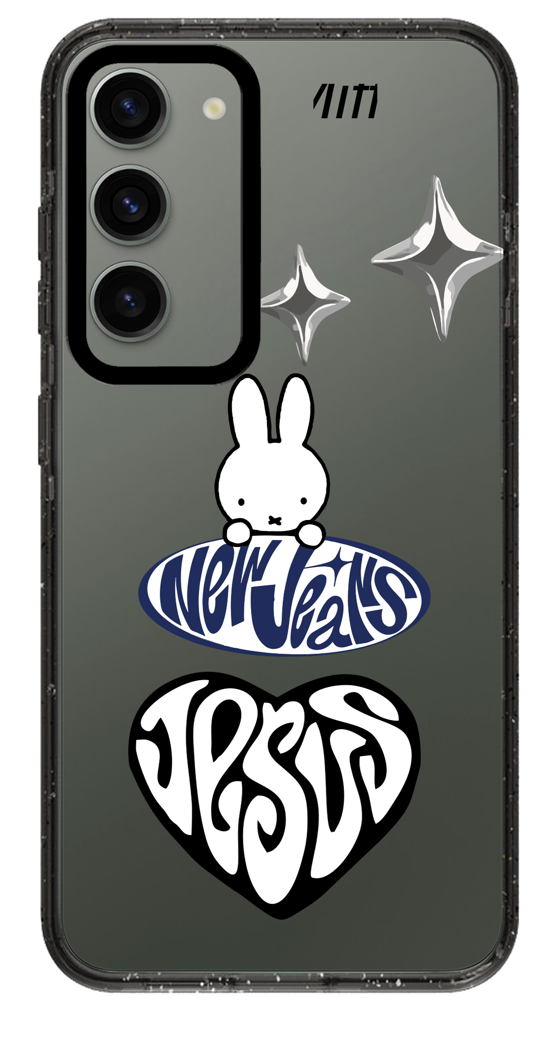 PixVoices rendered material preview - 3382 - Clear Black Samsung Case