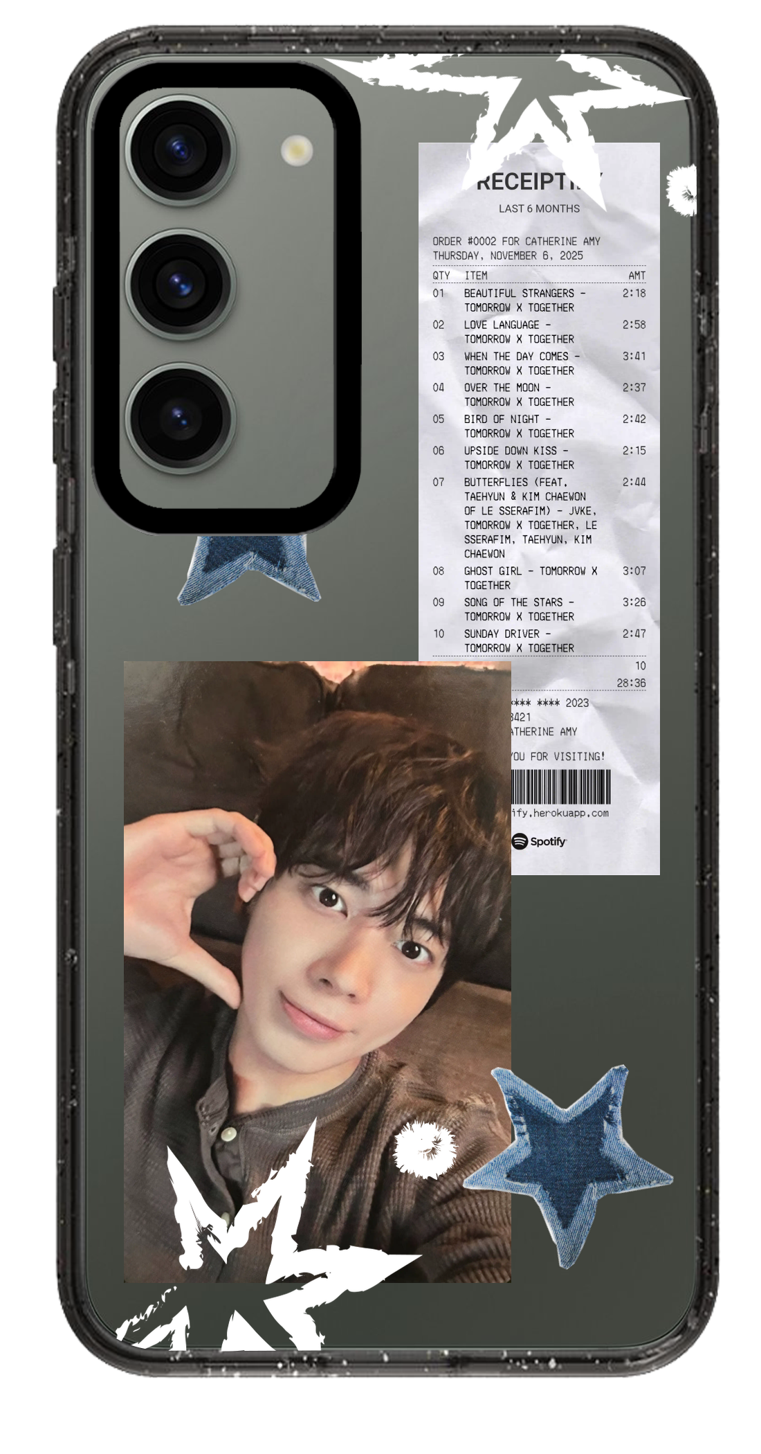 PixVoices rendered material preview - 2986 - Clear Black Samsung Case