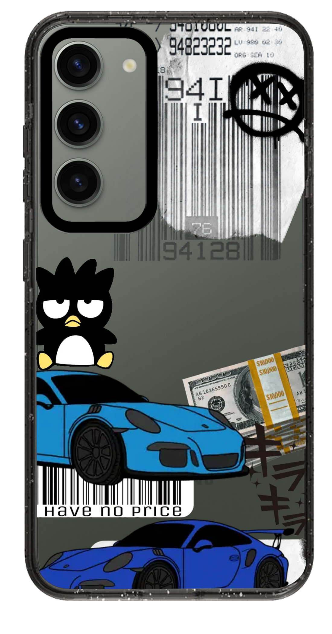 PixVoices rendered material preview - 2819 - Clear Black Samsung Case