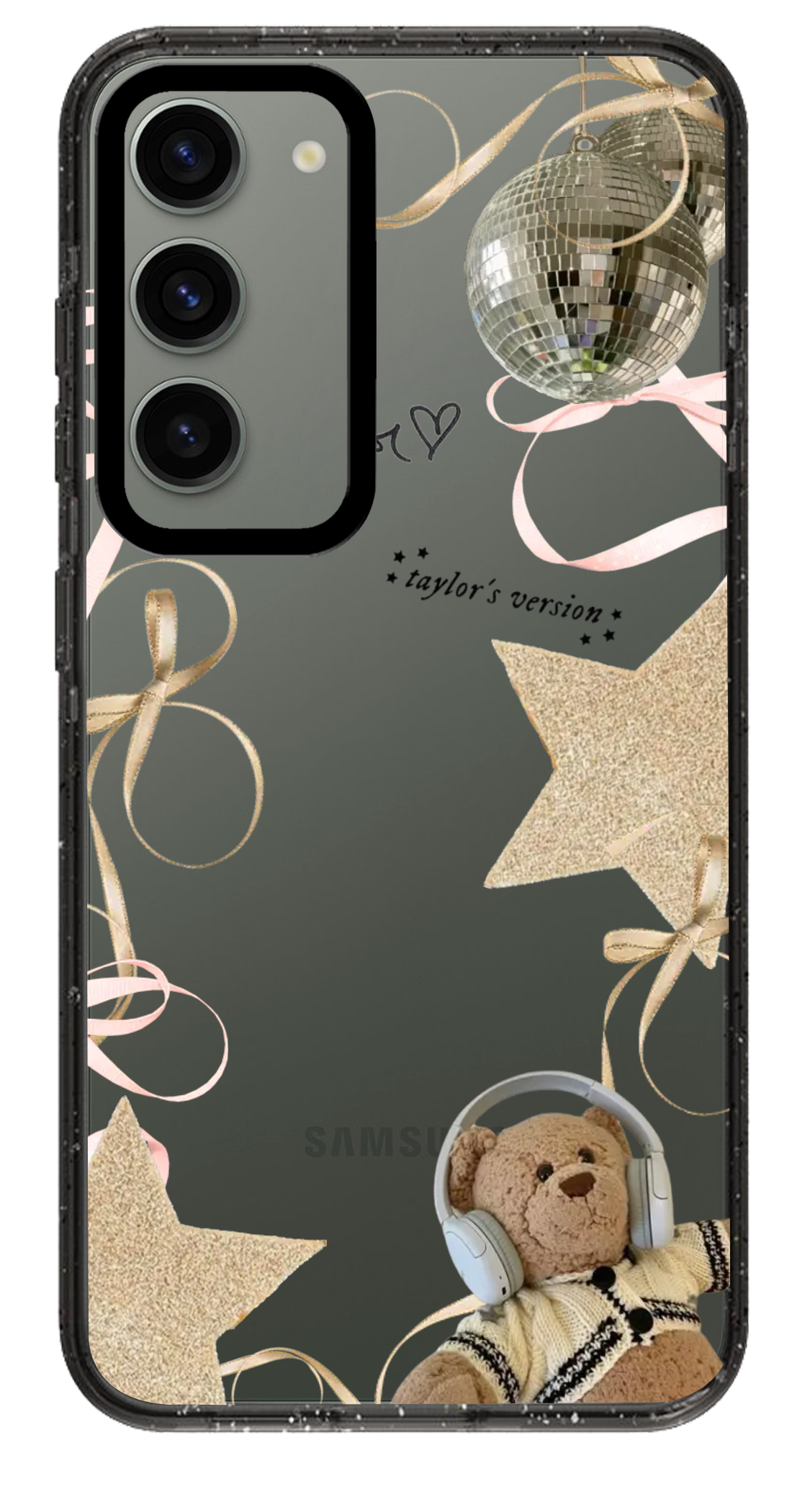 PixVoices rendered material preview - 2783 - Clear Black Samsung Case