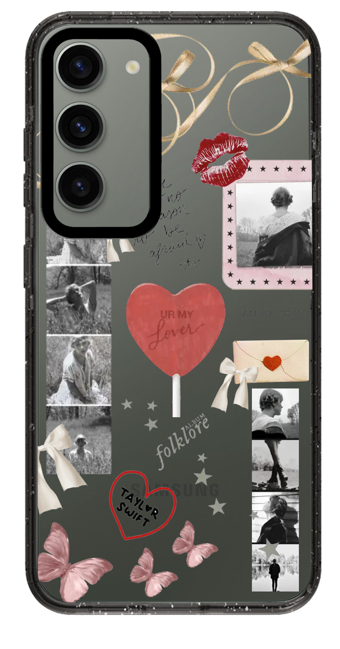 PixVoices rendered material preview - 2781 - Clear Black Samsung Case