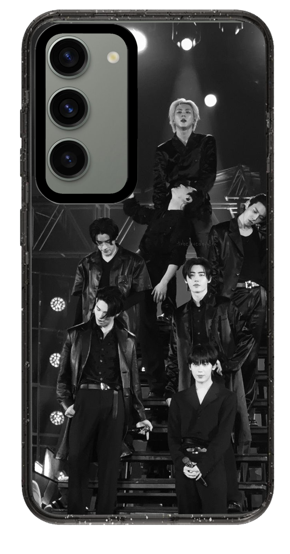PixVoices rendered material preview - 2576 - Clear Black Samsung Case