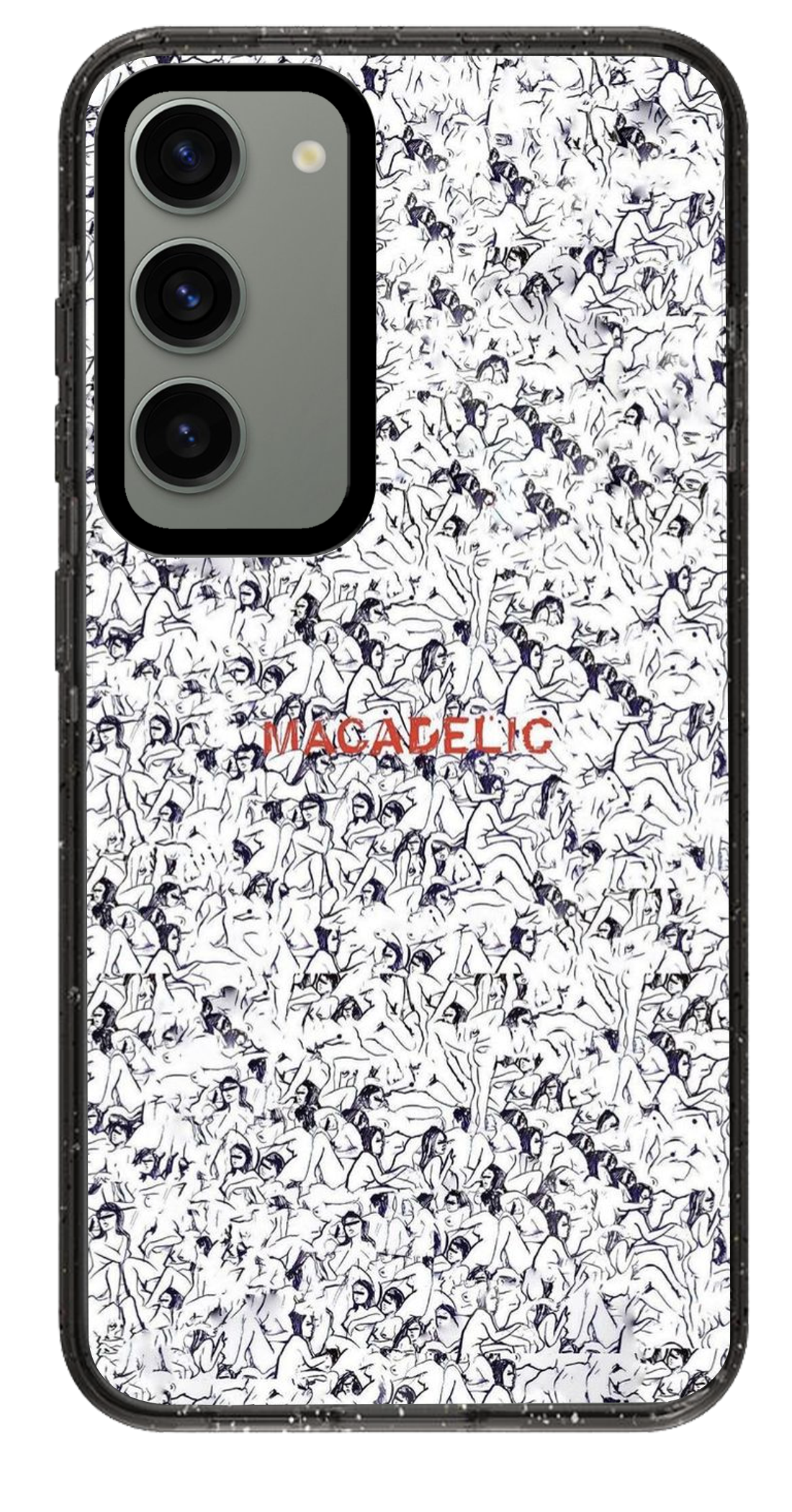 PixVoices rendered material preview - 2553 - Clear Black Samsung Case