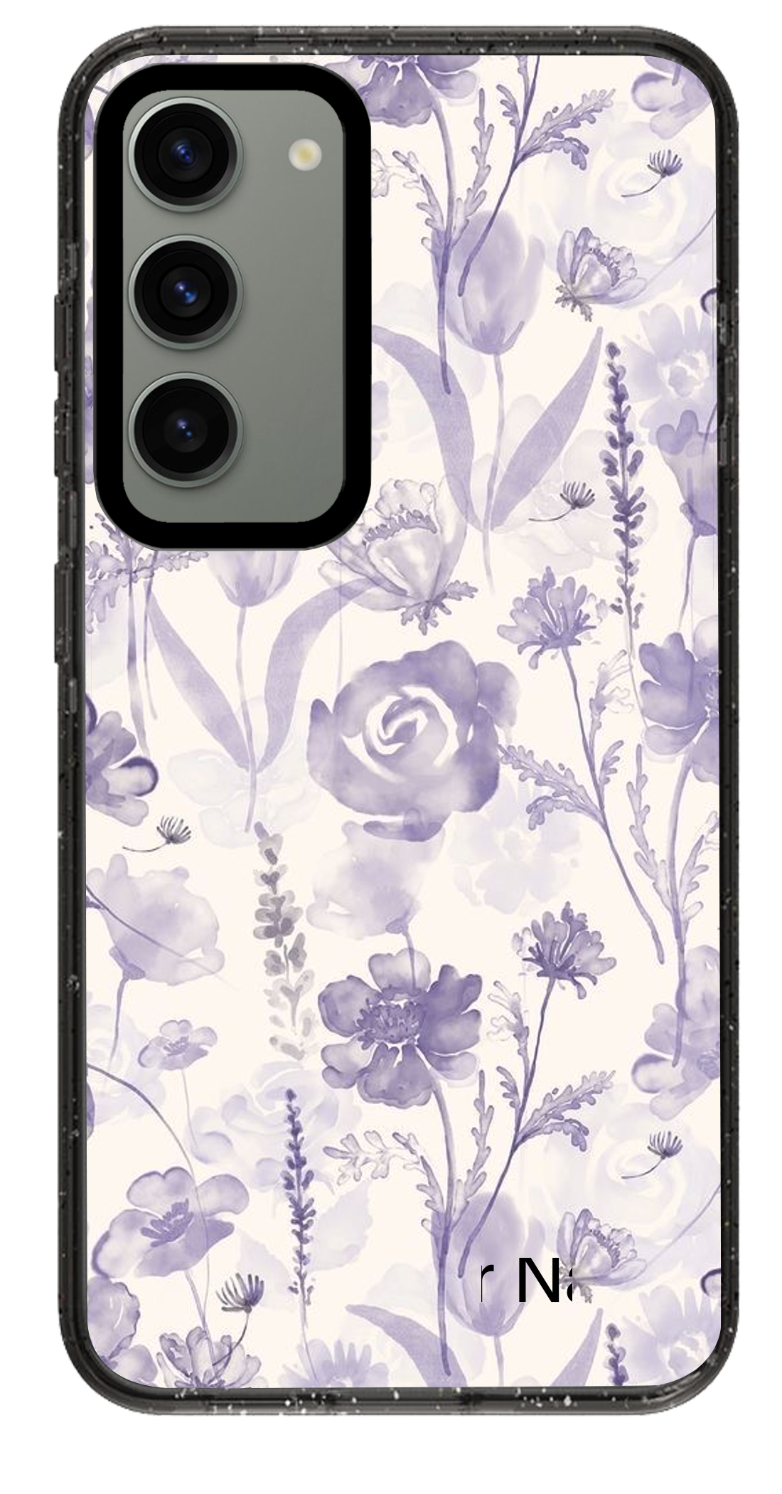 PixVoices rendered material preview - 2388 - Clear Black Samsung Case