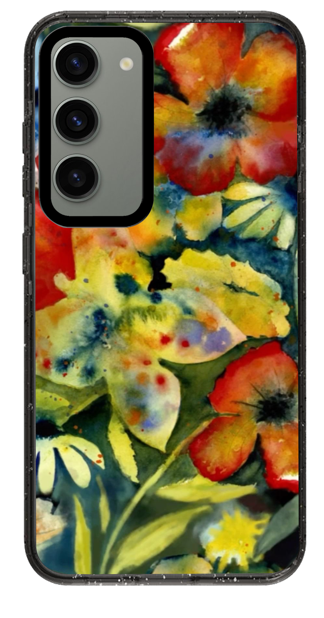 PixVoices rendered material preview - 1015 - Clear Black Samsung Case