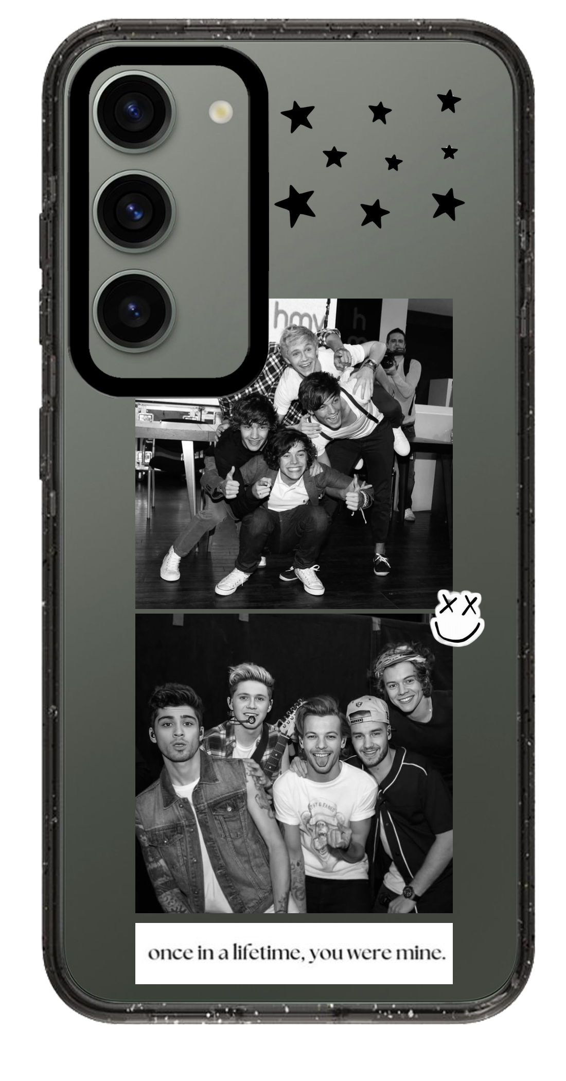 PixVoices rendered material preview - 1294 - Clear Black Samsung Case