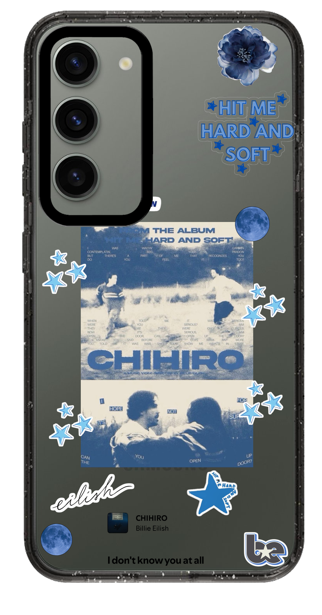 PixVoices rendered material preview - 1519 - Clear Black Samsung Case