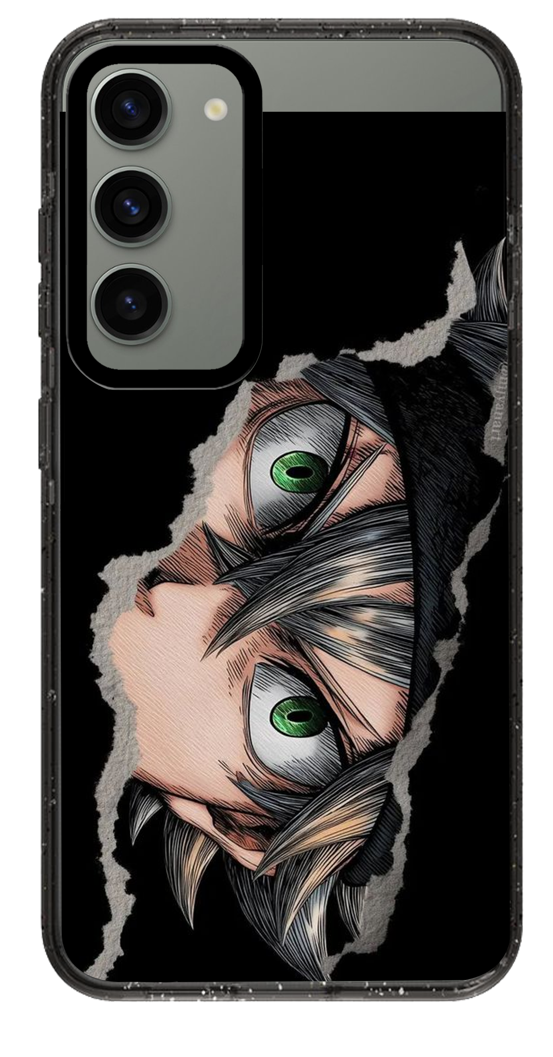 PixVoices rendered material preview - 4770 - Clear Black Samsung Case