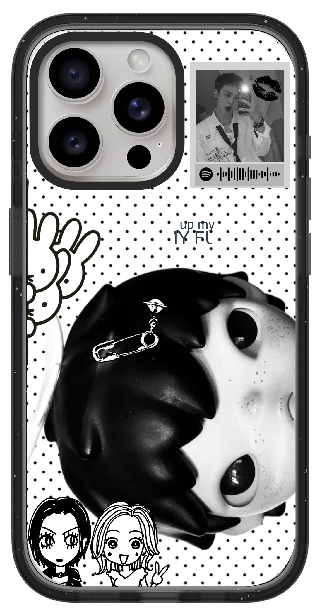 PixVoices rendered material preview - 4874 - Clear Black Impact Case