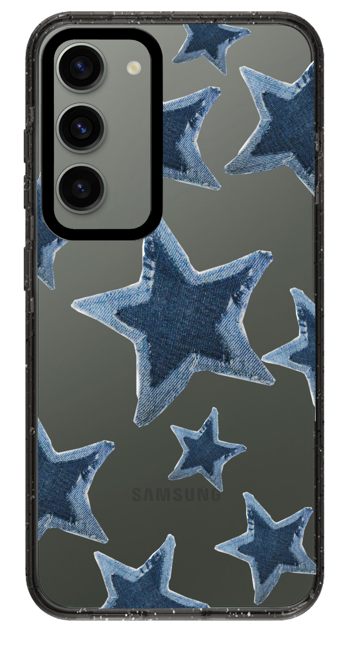 PixVoices rendered material preview - 4886 - Clear Black Samsung Case
