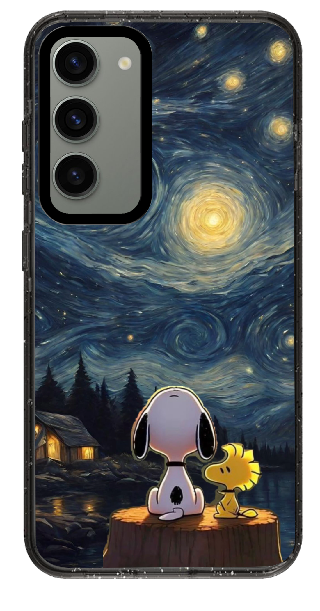 PixVoices rendered material preview - 5113 - Clear Black Samsung Case
