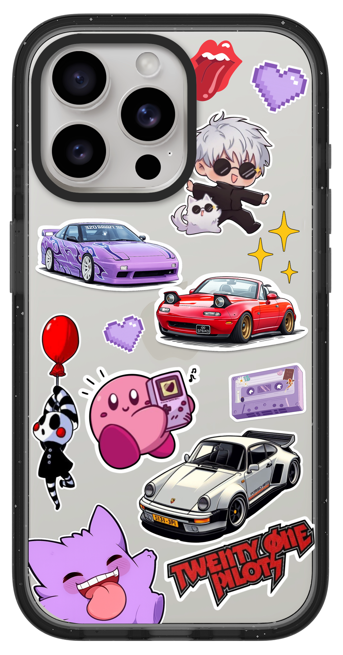 PixVoices rendered material preview - 5212 - Clear Black Impact Case
