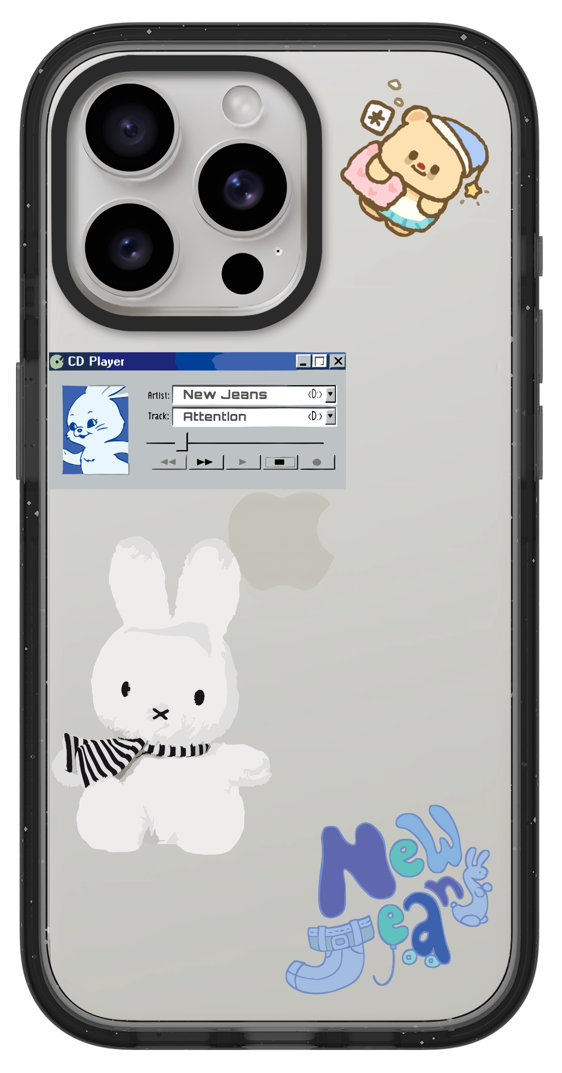 PixVoices rendered material preview - 5229 - Clear Black Impact Case