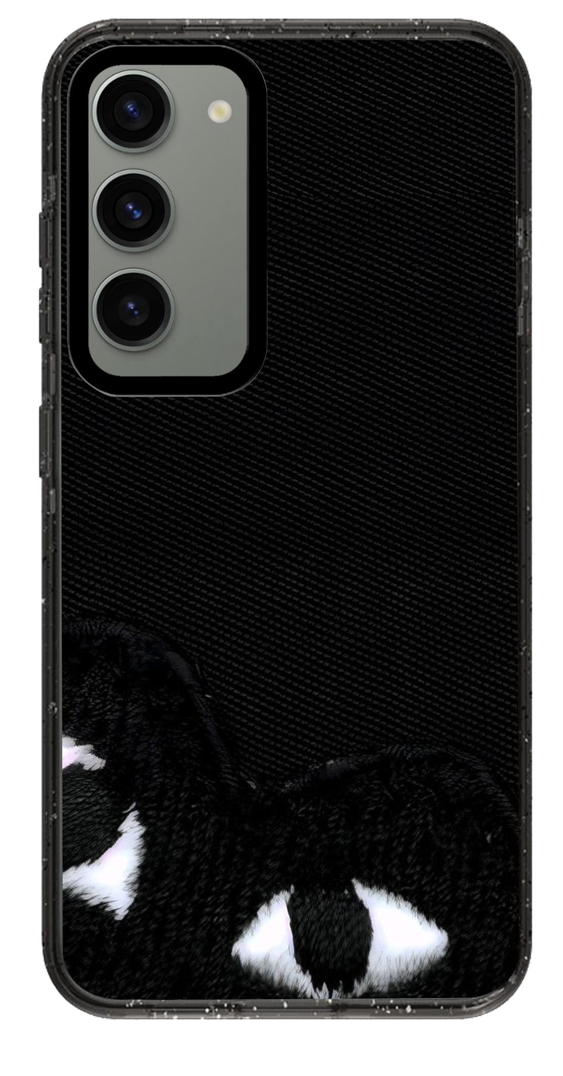 PixVoices rendered material preview - 5283 - Clear Black Samsung Case
