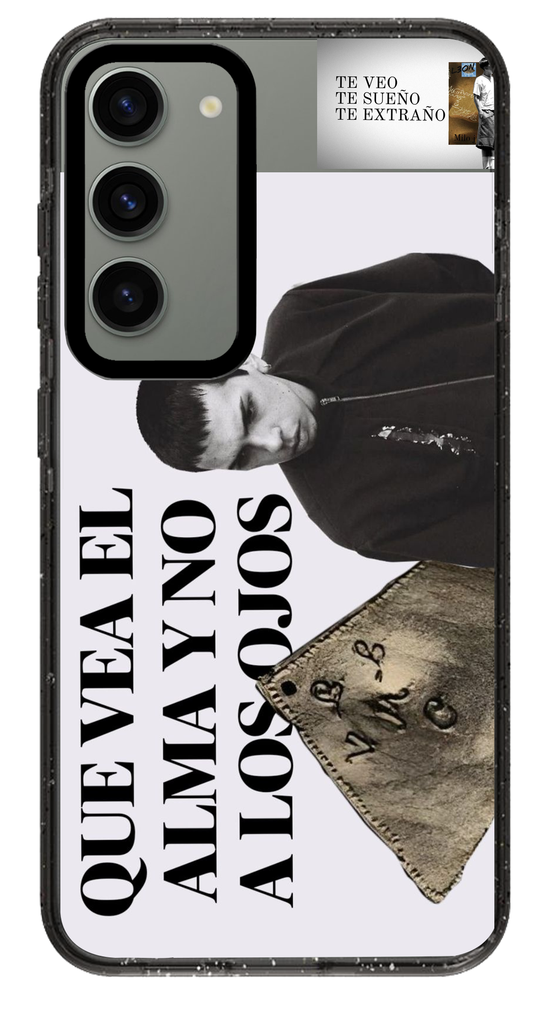 PixVoices rendered material preview - 5347 - Clear Black Samsung Case