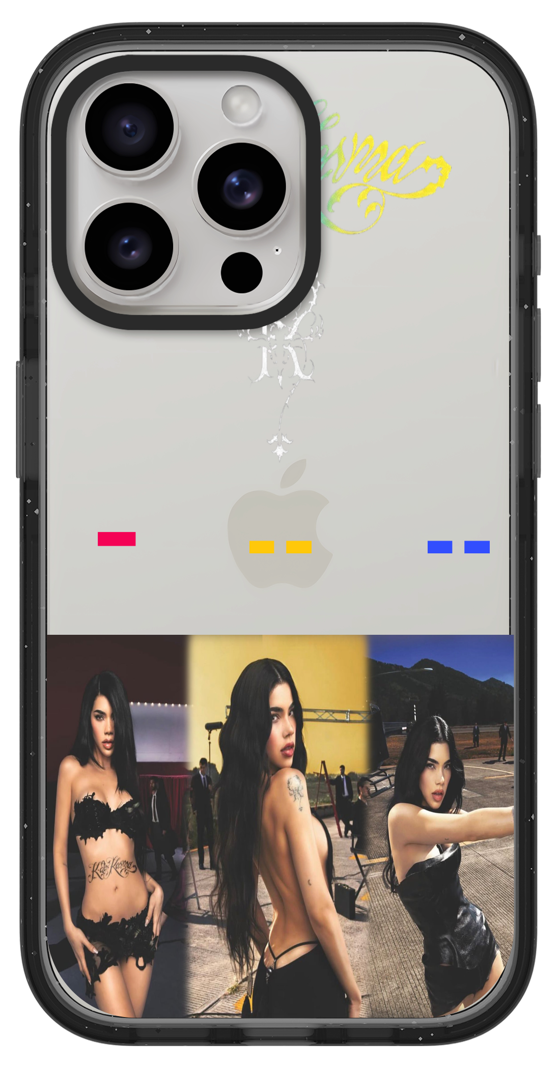 PixVoices rendered material preview - 5446 - Clear Black Impact Case