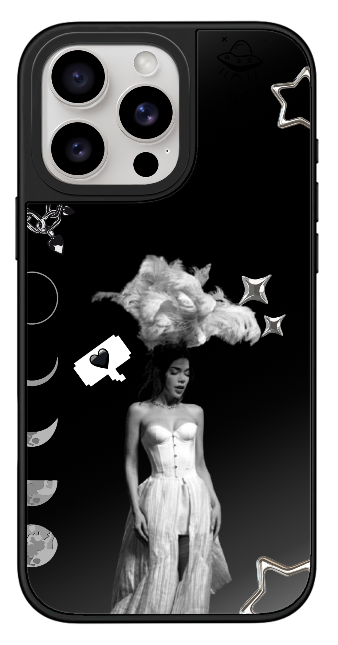 PixVoices rendered material preview - 5447 - Black Mirror Case