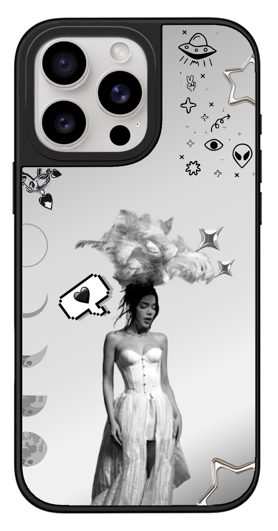PixVoices rendered material preview - 5447 - Silver Mirror Case