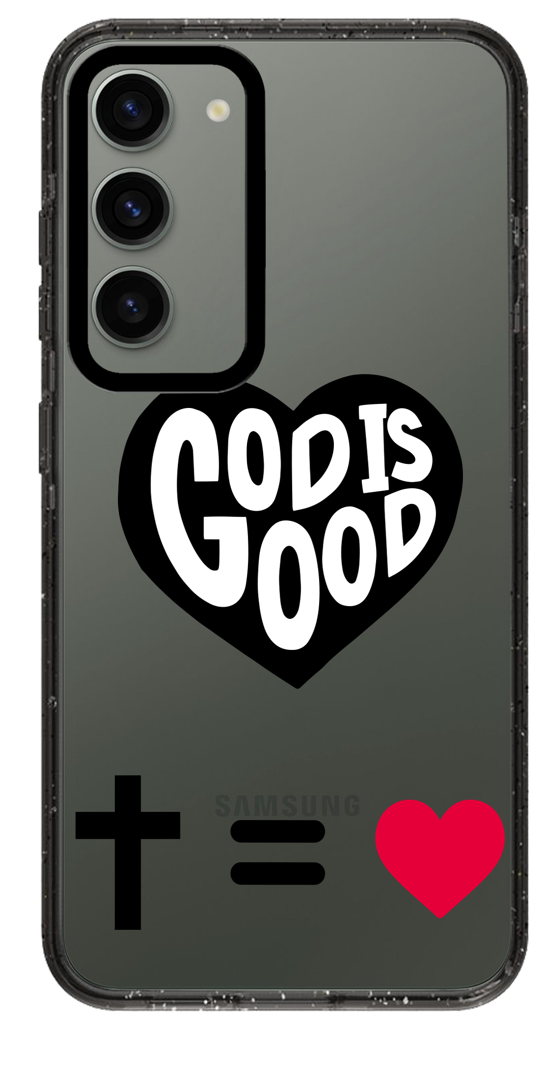 PixVoices rendered material preview - 5448 - Clear Black Samsung Case