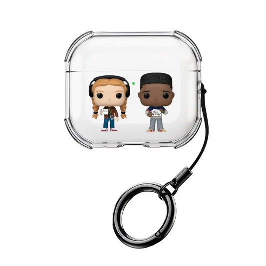 Stranger Things AirPods Case Max & Lucas Funko Pop Season 4 editable Pixvoices design template