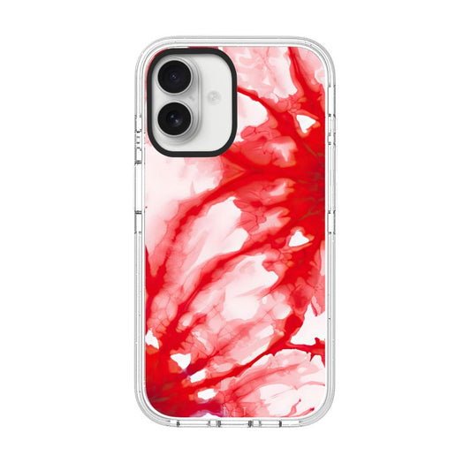 Red Watercolor Phone Case Abstract Ink Art Design editable Pixvoices design template