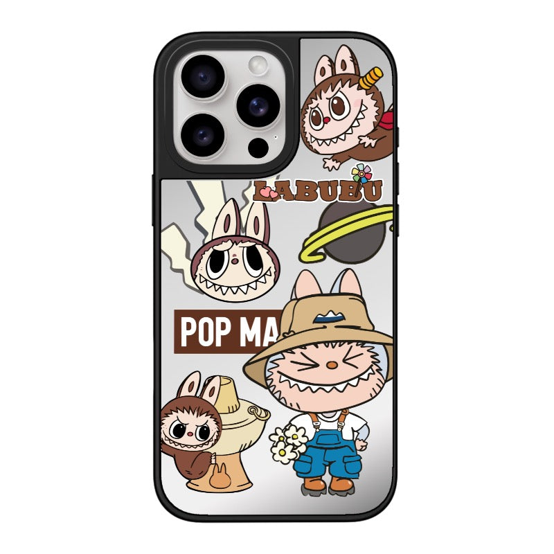 Customizable Cute Labubu Style Phone Case – Kawaii Cartoon Characters, Shockproof Design, for iPhone/Android