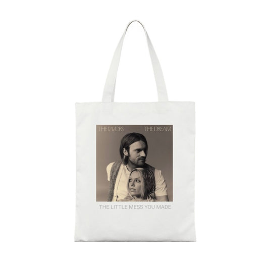 Custom Tote Bag - The Favors & The Dream Inspired Design, Retro Duo Portrait & Lyric Print [1392]