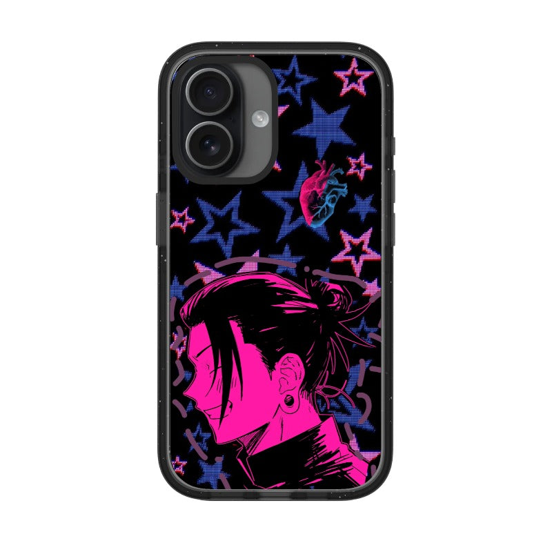 Jujutsu Kaisen Geto Suguru Phone Case Cyberpunk Neon Star editable Pixvoices design template
