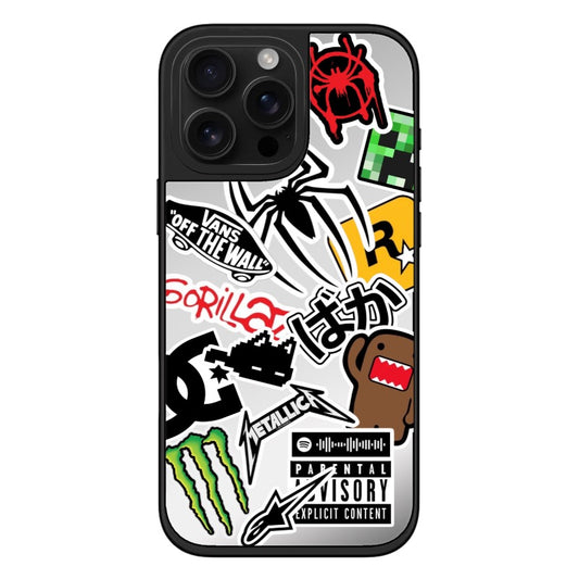 Street Sticker Phone Case Pop Culture editable Pixvoices design template
